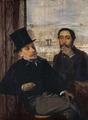 [Self Portrait with Evariste de Valernes]