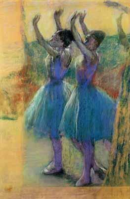 [Degas - Two Blue Dancers] 