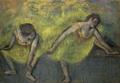 [Two Yellow Dancers at Rest]