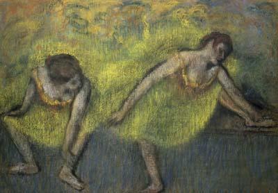 [Degas - Two Yellow Dancers at Rest] 