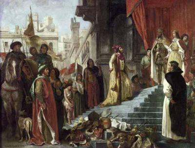 [Delacroix - Christopher Columbus before King Ferdinand and Isabella] 