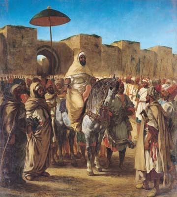[Delacroix - The Moroccan Chief, Muley Abd-ar-Rhaman] 