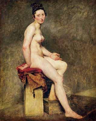 [Delacroix - Seated Nude, 1824] 