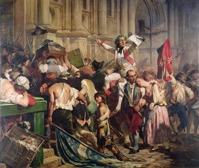 [Delaroche - The Conquerors of the Bastille before the Hotel de Ville in 1789] 