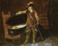 [Oliver Cromwell with the Coffin of Charles I]