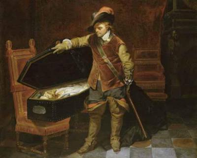 [Delaroche - Oliver Cromwell with the Coffin of Charles I] 