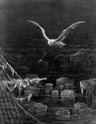 [Dore - The Ancient Mariner, the Albatross is Shot by the Mariner] 