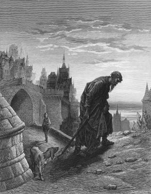 [Dore - The Ancient Mariner, having Finished his Story] 