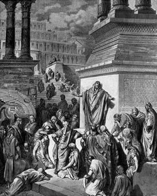 [Dore - Jonah Telling of Nineveh's Coming Vanquishment] 