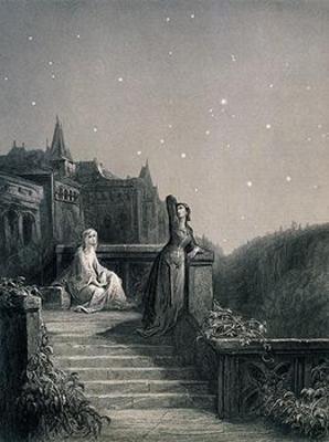 [Dore - Terrace scene with Guinevere] 