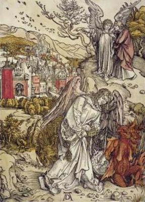 [Durer - Angel with the Key of the Abyss] 