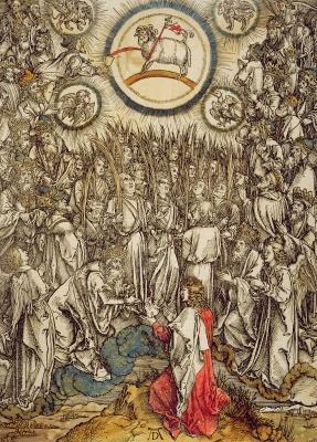 [Durer - The Lamb of God appears on Mount Sion] 