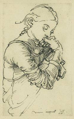 [Durer - My Agnes, Durer's Wife Depicted as a Girl] 