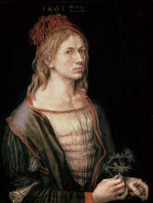 [Durer - Self Portrait with a Thistle] 