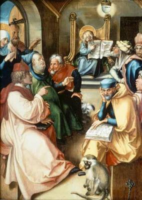 [Durer - The Twelve Year Old Jesus in the Temple] 