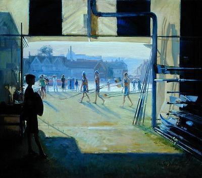[Easton - Passing the Boat Tent, Henley] 