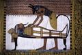 [Anubis and Mummy of Sennutem]