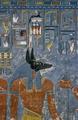 [Anubis Receiving Wine from Horemheb]