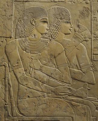 [Egyptian School - Banquet Scene from the Tomb of Ramose] 