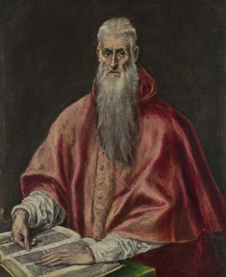 [El Greco - St Jerome as Cardinal] 
