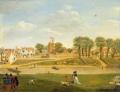 [The Old Parish Church and Village, Hampton-on-Thames, Middlesex]