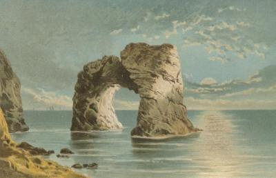 [English School - Isle of Wight, Freshwater Bay, Arched Rock] 