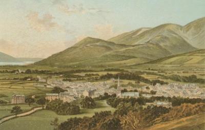 [English School - Keswick from Castle Hill] 