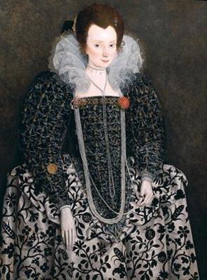 [English School - Portrait of a Woman, 1600] 