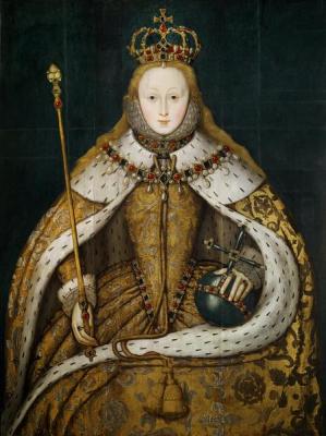 [English School - Queen Elizabeth I in Coronation Robes] 