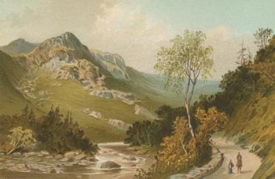 [English School - View in Borrowdale, Cumbria] 