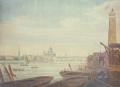 [View of the Temple, St. Paul's, and Blackfriars Bridge, from Maltby's Shot Manufactory]