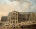 [Westminster Abbey with Figures in the Foreground]