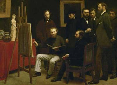 [Fantin-Latour - Studio at Batignolles] 