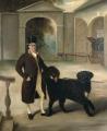 [Coachman with Newfoundland Dog]