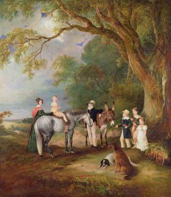 [Ferneley - Miss Catherine Herrick with her Nieces and Nephews] 