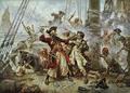 [Capture of The Pirate Blackbeard in 1718]