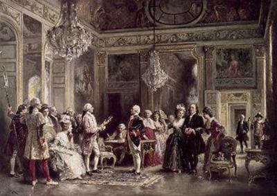 [Ferris - John Paul Jones and Benjamin Franklin at Louis XVI's Court] 