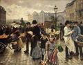[Market Day at Hojbro Plads, Copenhagen]