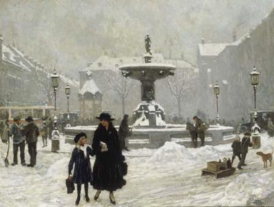 [Fischer - A Winter Day in Gammeltorv, Copenhagen] 