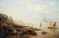 [The Thames and Waterloo Bridge]