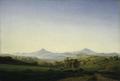 [Bohemian Landscape with Mount Milleschauer]