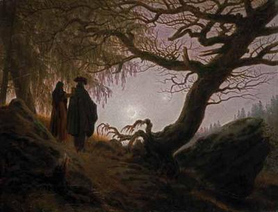 [Friedrich - Man and Woman Contemplating the Moon] 