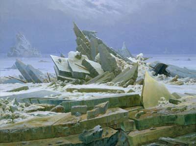 [Friedrich - The Polar Sea, The Wreck of the Hope] 