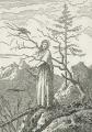 [Woman with a Raven, on the Edge of a Precipice]