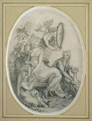 [Fuseli - Drawing for the Frontispiece of The Botanic Garden, by Erasmus Darwin] 