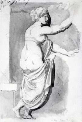 [Fuseli - Figure Study from the Roman Album] 