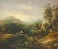 [Mountain Landscape with Bridge]