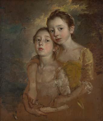 [Gainsborough - Painter's Daughters with a Cat] 