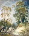 [Wooded Landscape with Gypsy Encampment]