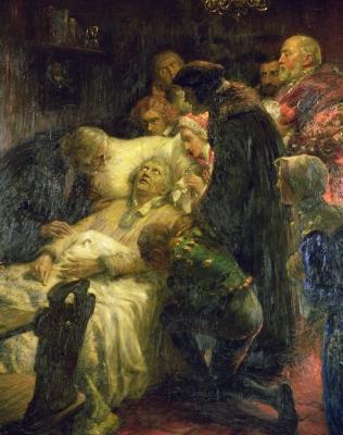 [German School - Luther Death Scene] 